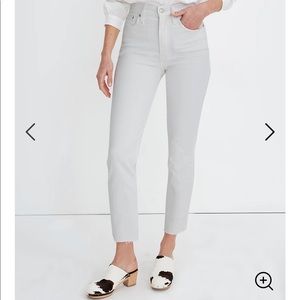 Madewell The Perfect Vintage Jean in Tile White
